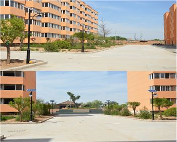 青海小區太陽能路燈-青海省渭南市澄城秦漢宮移民社區路燈工程