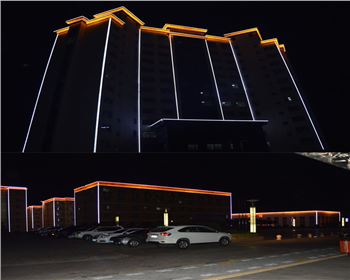 陜西銅川建新煤化廠區亮化工程