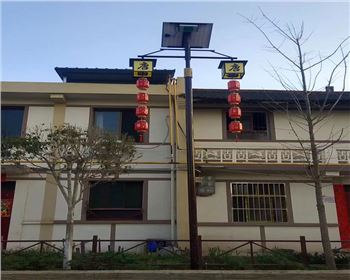 陜西省西安市鄠邑區(qū)唐旗寨仿古太陽能路燈項目